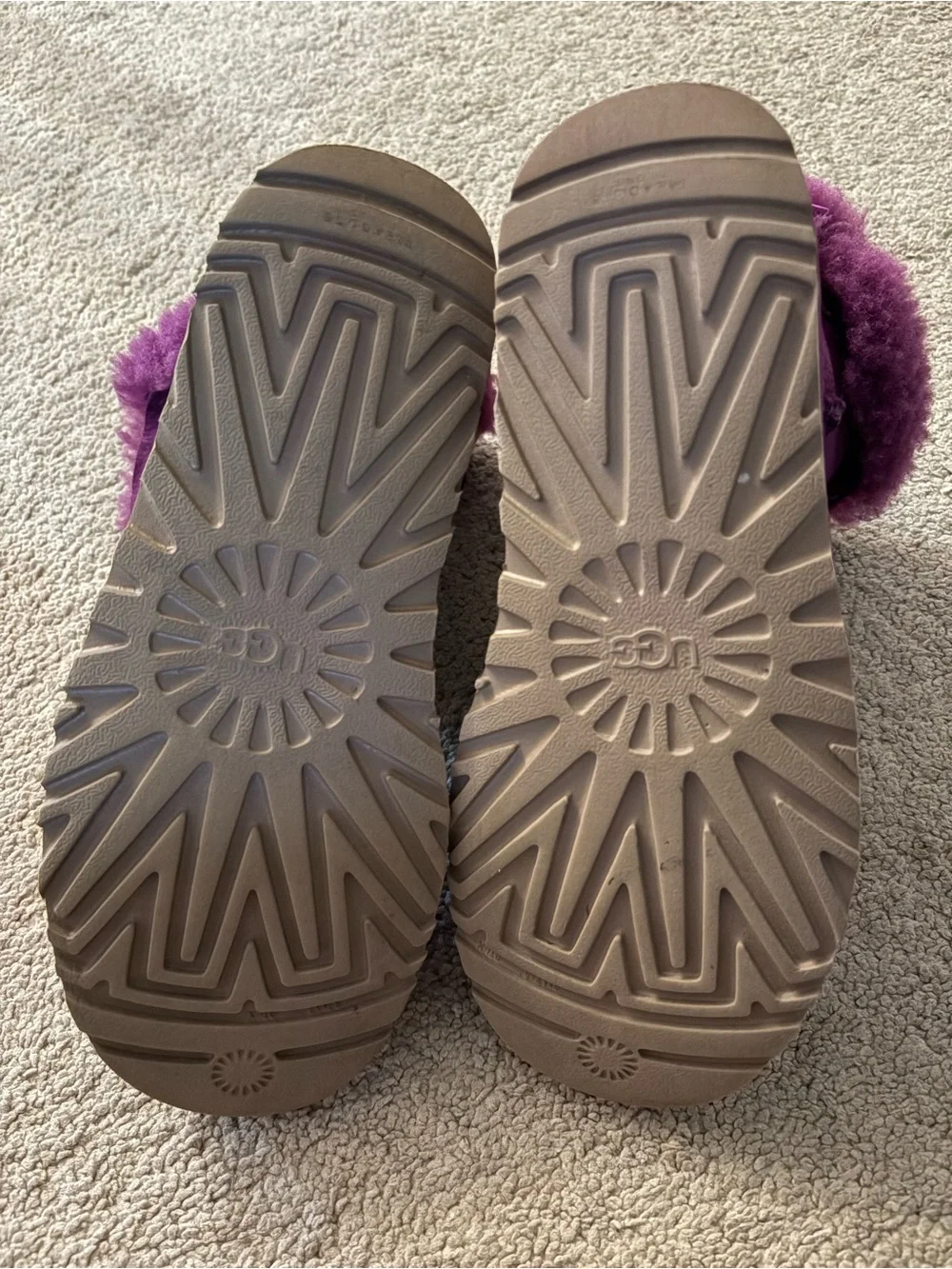 UGG Classic Short Shearling Boots in Vibrant Purple
